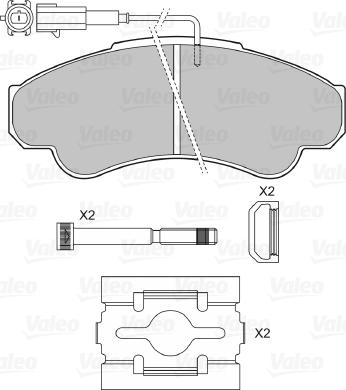 Valeo 598569 - Jarrupala, levyjarru inparts.fi