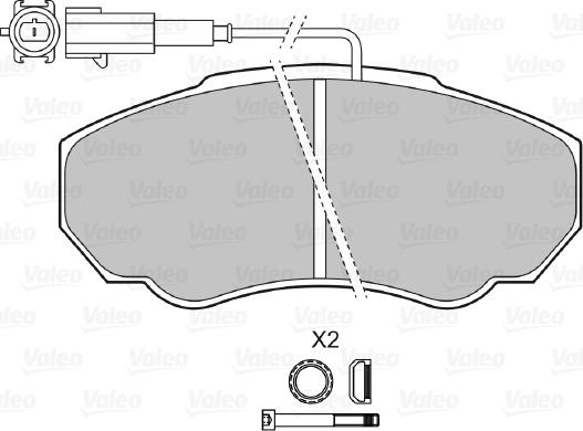 Valeo 598568 - Jarrupala, levyjarru inparts.fi