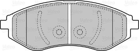 Valeo 598644 - Jarrupala, levyjarru inparts.fi