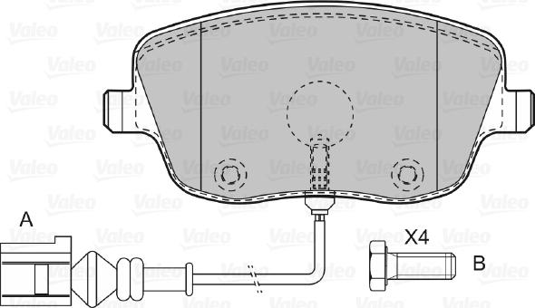 Valeo 598667 - Jarrupala, levyjarru inparts.fi