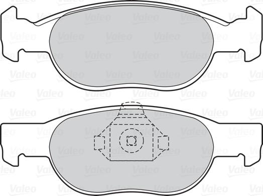 Valeo 598605 - Jarrupala, levyjarru inparts.fi