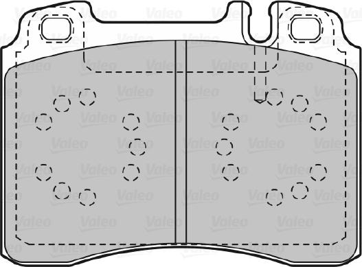 Valeo 598601 - Jarrupala, levyjarru inparts.fi