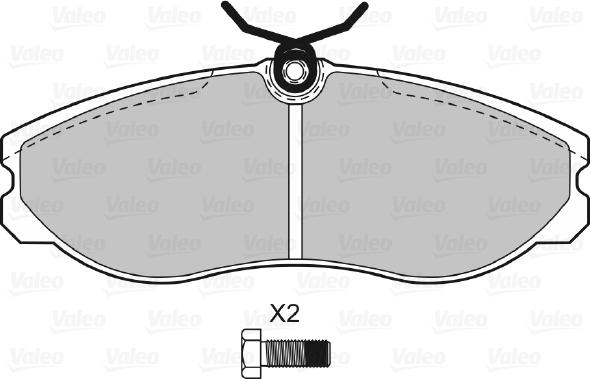 Valeo 598602 - Jarrupala, levyjarru inparts.fi