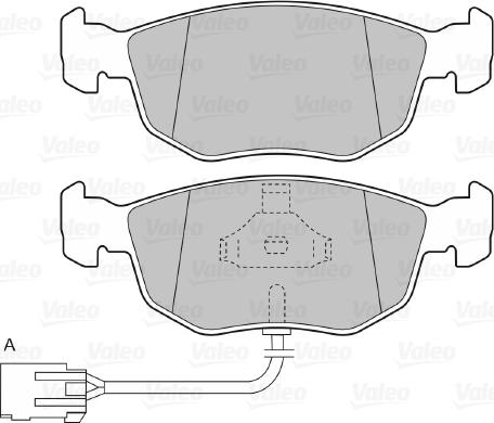 Valeo 598630 - Jarrupala, levyjarru inparts.fi