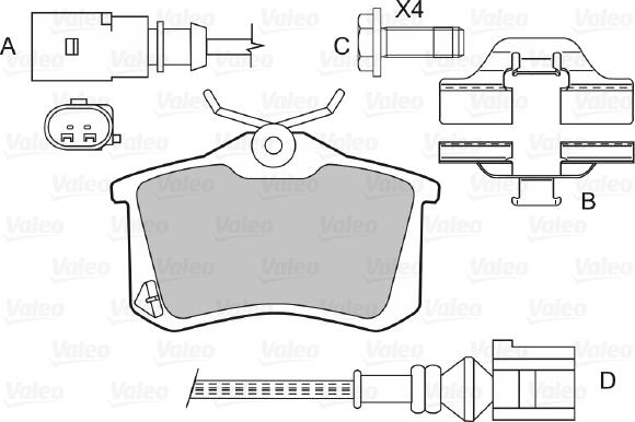 Valeo 598674 - Jarrupala, levyjarru inparts.fi