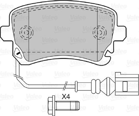 Valeo 598671 - Jarrupala, levyjarru inparts.fi