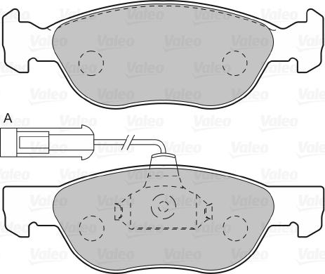 Valeo 598041 - Jarrupala, levyjarru inparts.fi