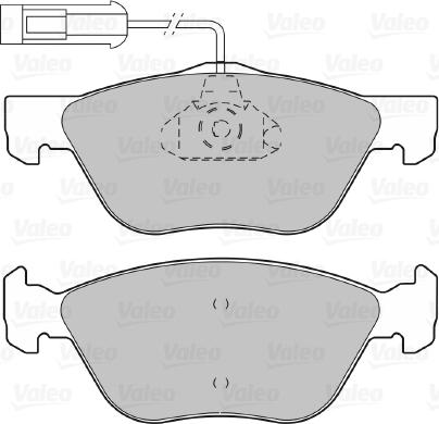 Valeo 598308 - Jarrupala, levyjarru inparts.fi