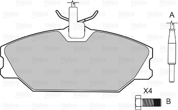 Valeo 598473 - Jarrupala, levyjarru inparts.fi