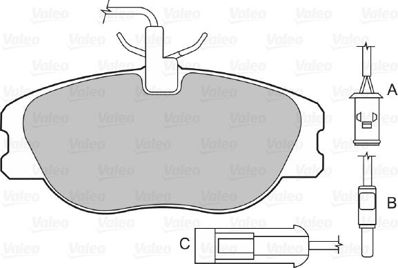 Valeo 598009 - Jarrupala, levyjarru inparts.fi