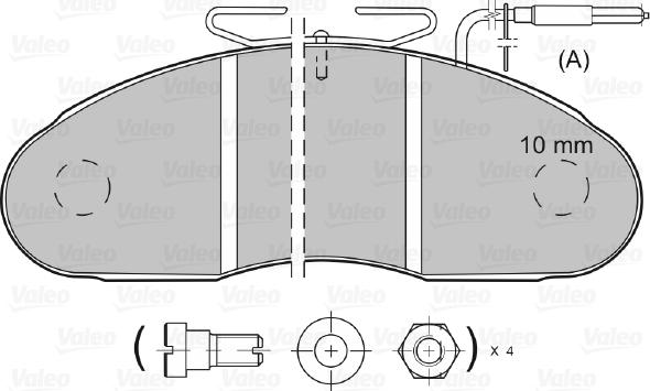 Valeo 598001 - Jarrupala, levyjarru inparts.fi