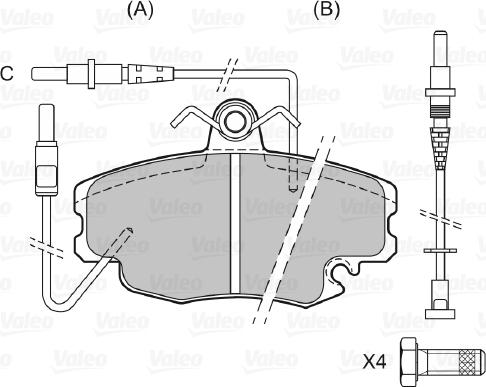 Valeo 598084 - Jarrupala, levyjarru inparts.fi