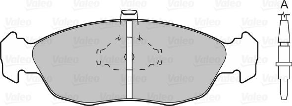 Valeo 598038 - Jarrupala, levyjarru inparts.fi