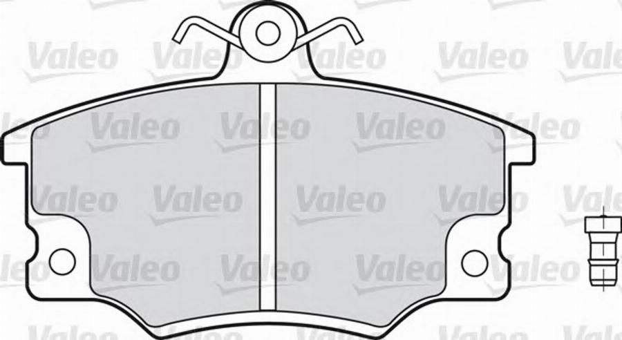 Valeo 598101 - Jarrupala, levyjarru inparts.fi