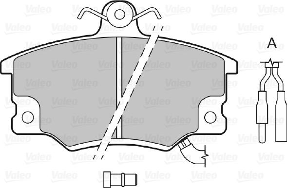 Valeo 598134 - Jarrupala, levyjarru inparts.fi