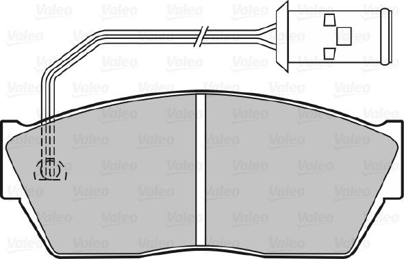 Valeo 598131 - Jarrupala, levyjarru inparts.fi