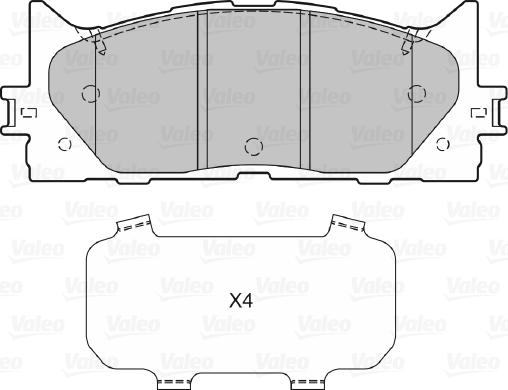 Valeo 598890 - Jarrupala, levyjarru inparts.fi