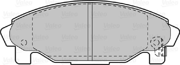 Valeo 598850 - Jarrupala, levyjarru inparts.fi