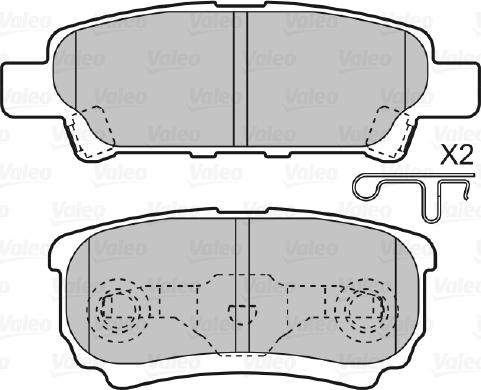 Valeo 598852 - Jarrupala, levyjarru inparts.fi