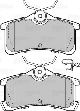 Valeo 598810 - Jarrupala, levyjarru inparts.fi