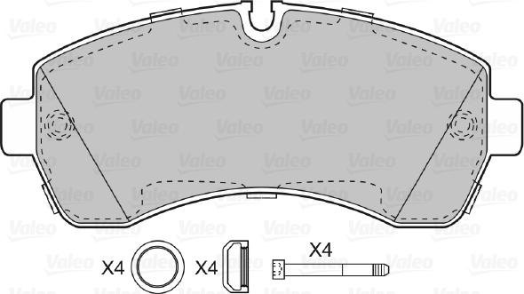 Valeo 598881 - Jarrupala, levyjarru inparts.fi