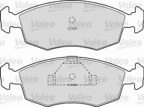 Valeo 598344 - Jarrupala, levyjarru inparts.fi