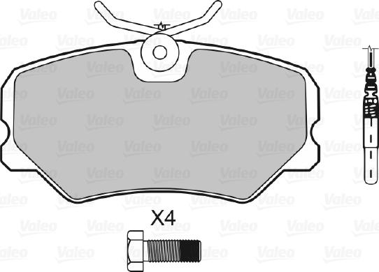 Valeo 598353 - Jarrupala, levyjarru inparts.fi