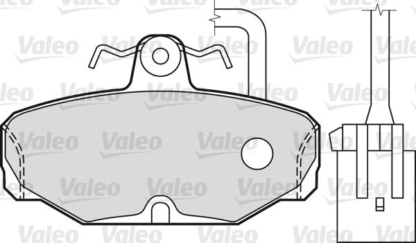 Valeo 598312 - Jarrupala, levyjarru inparts.fi