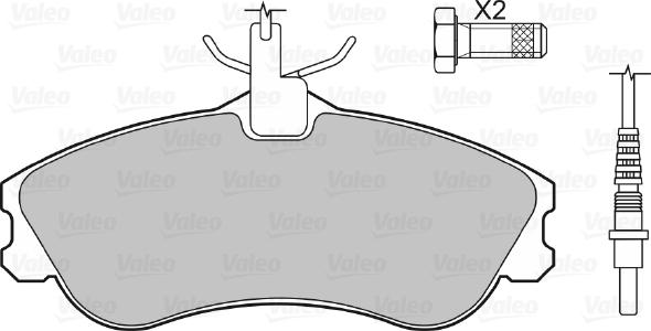 Valeo 598326 - Jarrupala, levyjarru inparts.fi