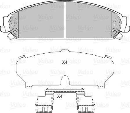 Valeo 598743 - Jarrupala, levyjarru inparts.fi