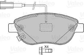 Valeo 598721 - Jarrupala, levyjarru inparts.fi