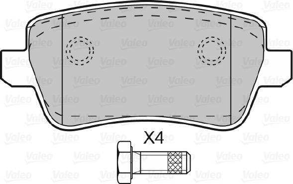 Valeo 598727 - Jarrupala, levyjarru inparts.fi