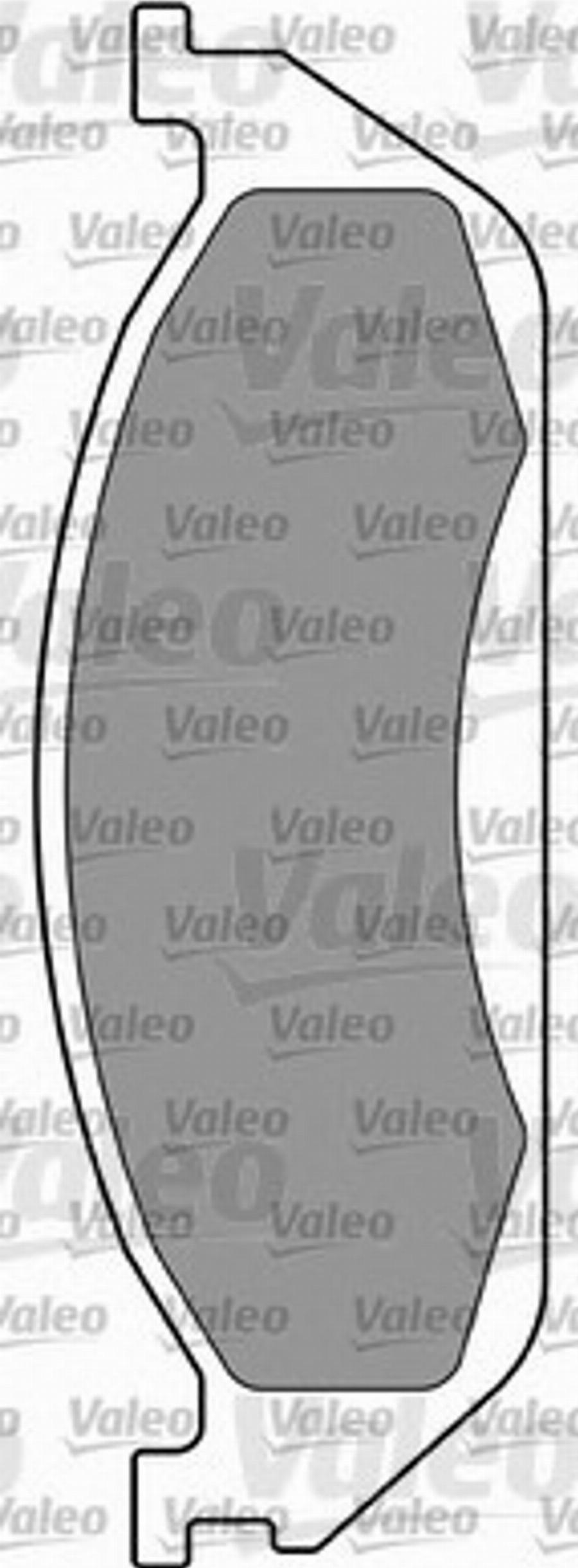 Valeo 597316 - Jarrupala, levyjarru inparts.fi