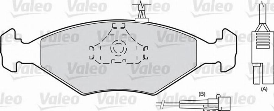 Valeo 540 499 - Jarrupala, levyjarru inparts.fi