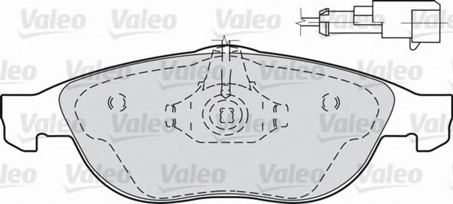 Valeo 540888 - Jarrupala, levyjarru inparts.fi