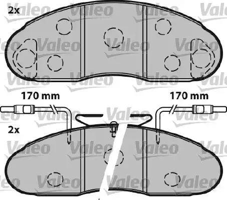 Valeo 541652 - Jarrupala, levyjarru inparts.fi