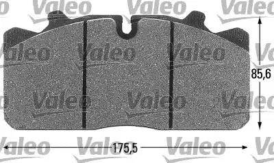 Valeo 541665 - Jarrupala, levyjarru inparts.fi