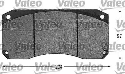 Valeo 541605 - Jarrupala, levyjarru inparts.fi