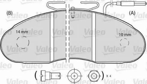 Valeo 541652 - Jarrupala, levyjarru inparts.fi