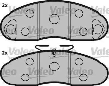 Valeo 541611 - Jarrupala, levyjarru inparts.fi