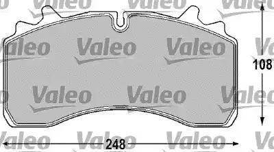 Valeo 541682 - Jarrupala, levyjarru inparts.fi