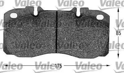 Valeo 541622 - Jarrupala, levyjarru inparts.fi