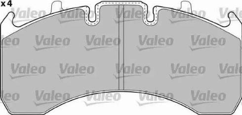 Valeo 541725 - Jarrupala, levyjarru inparts.fi