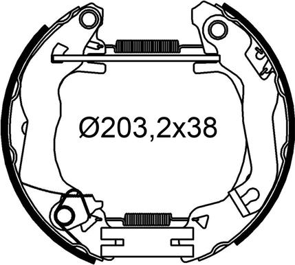 Valeo 554940 - Jarrukenkäsarja inparts.fi