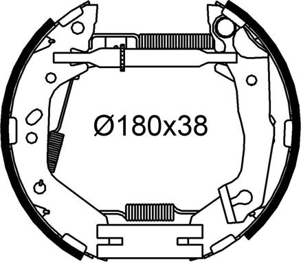 Valeo 554954 - Jarrukenkäsarja inparts.fi