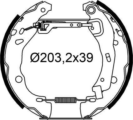 Valeo 554950 - Jarrukenkäsarja inparts.fi