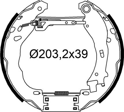 Valeo 554 909 - Jarrukenkäsarja inparts.fi