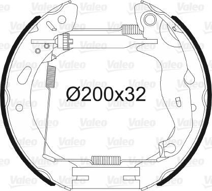 Valeo 554903 - Jarrukenkäsarja inparts.fi