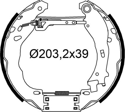 Valeo 554910 - Jarrukenkäsarja inparts.fi