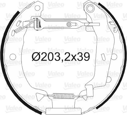 Valeo 554663 - Jarrukenkäsarja inparts.fi